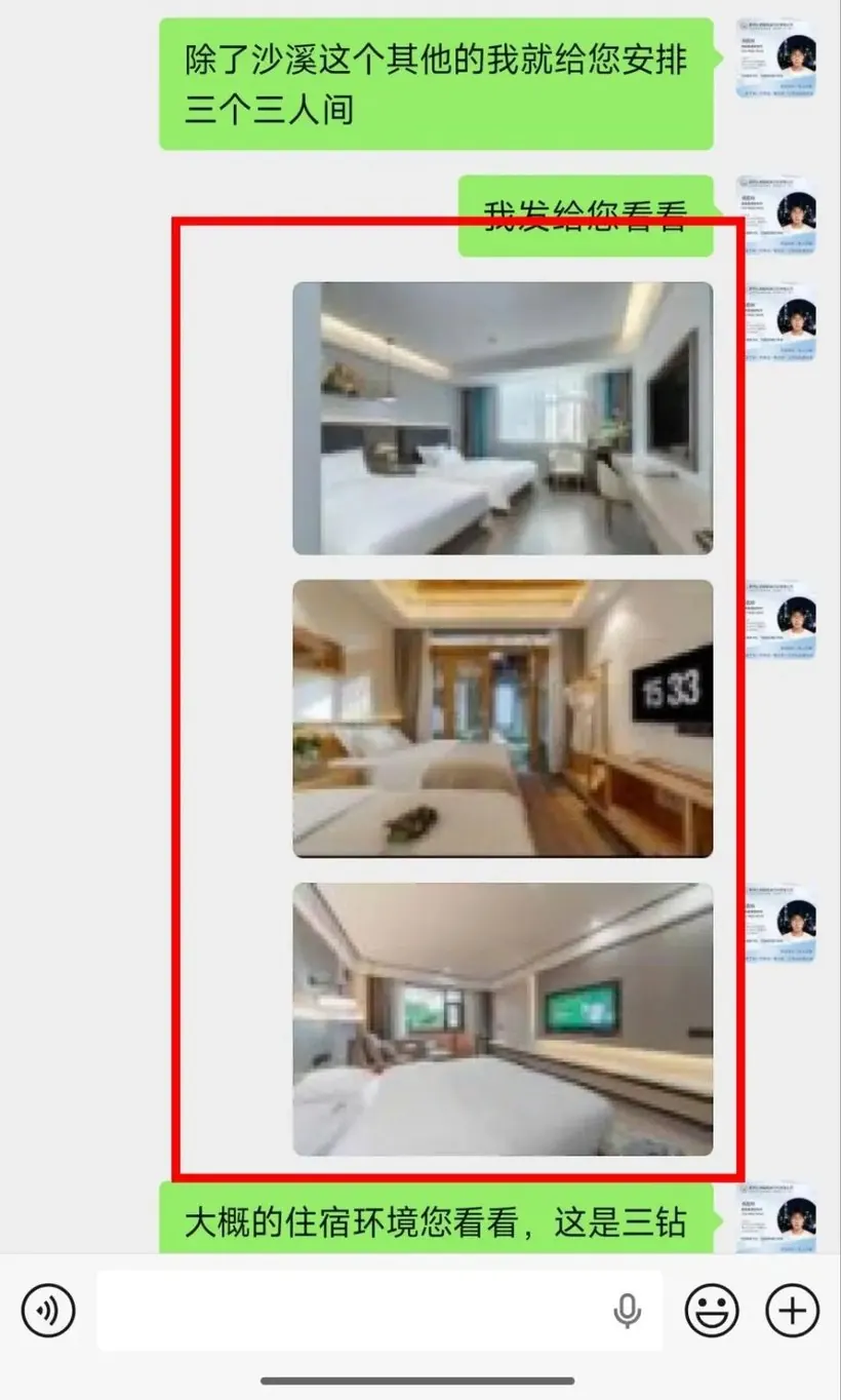广东 12 人包车云南 6 天:老人孩子都不赶 · 沟通记录