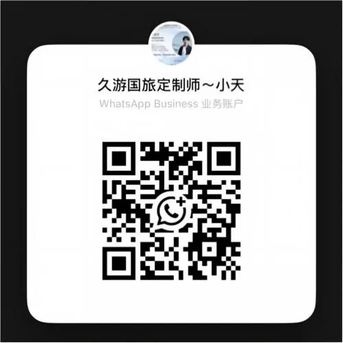 久游国旅 WhatsApp 二维码 · 定制师小天